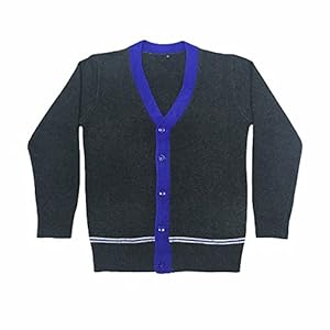 WOTOGOLD Cosplay Costumes Mens Womens Sweater Fall and Winter Waistcoat Cardigan Blue