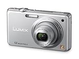 Panasonic LUMIX DMC-FS10EG-S Digitalkamera (12 Megapixel, 5-fach opt. Zoom, 6,86 cm Display, Bildstabilisator) silber