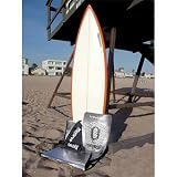 Maverix 6'5 Surfboard (White/Orange) w/ Straight to the Waves Kit