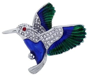 Jodie Rose 16325 - Broche de mujer de metal con 58 cristales, 5 cm