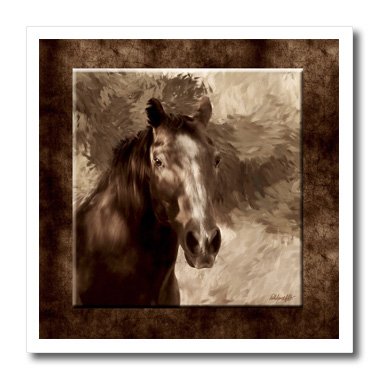 Doreen Erhardt Horses - Ranch Horse - 8x8 Iron on Heat Transfer for White Material (ht_12022_1)