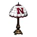 Memory Company Nebraska Cornhuskers Stained Glass Table Lamp