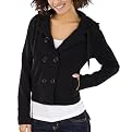 Xhilaration&reg; Junior's Short Fleece Jacket - Black