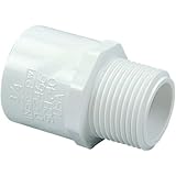 NIBCO 436 Series PVC Pipe Fitting, Adapter, Schedule 40, Slip x NPT Male