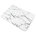 iDOO Plastic Hard Case ONLY for MacBook Air 11 inch (Model: A1370 and A1465) - White Marble Elegance