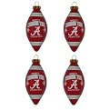 Alabama 4-Pk Ornament Set