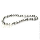 WILLOW PEARLES: *VOYAGEUR 12MM CLAMSHELL PEARLE NECKLACE - 18 INCHES*