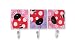 Stephen Joseph Ladybug Wall Art Hooks Set of 3