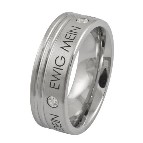 Core Damen-Trauring \"ewig dein, ewig mein, ewig uns\" mit 2 mm Zirkonia TE502.0 Preisvergleich