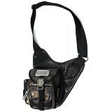 AO SI MAN NI(ASMN)　ブラック＆ゴールド特殊加工生地使用ボディバッグ