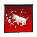 Elite Screens 85" Manual Pull-Down Projector Screen - Black (M85UWS1)