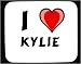 I Love Kylie Decorated Mouse Pad