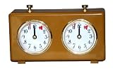 Professional Mechanical Chess Timer Clock - Tan