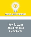 How To Learn About Pre-Paid Credit Cards