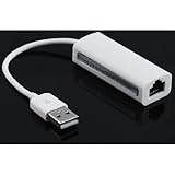 JacobsParts USB to Ethernet LAN Wired Network Adapter for Windows Mac Linux