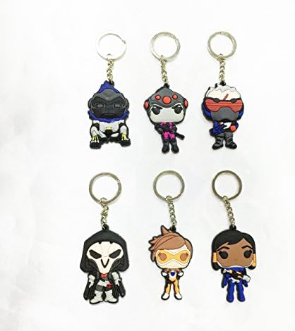 Overwatch Cute Keychain Playsets of 6 Pcs 5CM / 2 inch