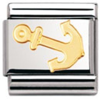 Nomination Composable Classic SPORT Edelstahl und 18K-Gold (Anker) 030106 Preisvergleich