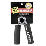 25 Kg Black Gym Hand Grip Strengthener (Black - Single)