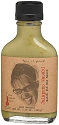 Pain Is Good Jalapeno Wasabi Hot Sauce, Batch #66, 3.75-Ounce Bottle (Pack of 6)