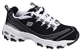 Women's Skechers Sport, D'Lites Soiree BLACK SILVER 7 M