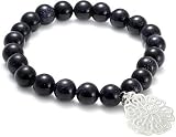 Lola Rose Morrocan Charm Bracelet in Blue Sandstone with Silver Charm
