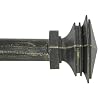Window Curtain Rod / Drapery Rod 18inch To 48inch Stacked Square