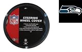 Official NFL License Steering Wheel Cover - Seattle Seahawks