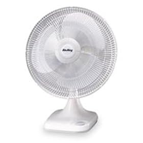 Air King 9106 Electric Table Fan In White with 1710 CFM