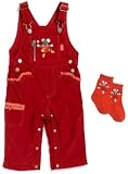 Sterntaler 76846 - Latzhose Melina, Groesse: 62, Farbe: rot (34)