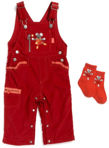 Sterntaler 76846 - Latzhose Melina, Groesse: 62, Farbe: rot (34)