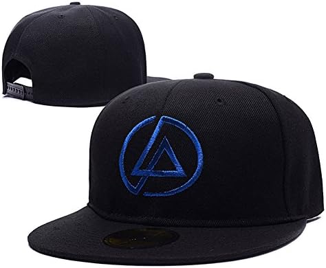 Linkin Park Rock Band Logo Adjustable Snapback Embroidery Hats Caps - Black/Blue