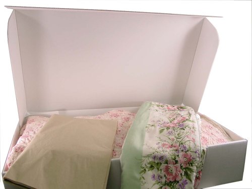 XL Acid-Free storage box for linens, quilts,keepsakes ~ BIGGER SIZE