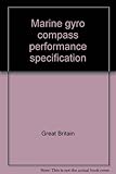 Marine gyro compass performance specification