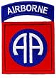 82nd Airborne SSI Embroidered Patch US Army AA All-American Iron-On Military Insignia