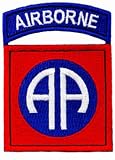 82nd Airborne SSI Embroidered Patch US Army AA All-American Iron-On Military Insignia
