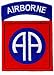 82nd Airborne SSI Embroidered Patch US Army AA All-American Iron-On Military Insignia