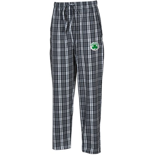 Boston Celtics Gray Plaid Historic Pajama Pants (Medium)