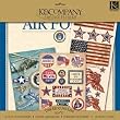 K&Company Military 12 Inch by 12 Inch Scrap Kit Layouts, Air Force