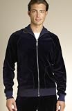 JUICY COUTURE Velour - Juicy Couture Men's Basic Velour Track Suit Jacket and Pants NAVY