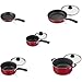 Tramontina 9-Piece Simple Cooking Nonstick Cookware Set - Red