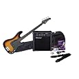 Silvertone LB11 Bass Guitar and Amp Package, Sunburst