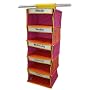 Kangaroom 5-Shelf Kids Clothes Organizer, Pink