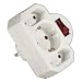 Hama 3-fach Steckdosenadapter mit Schalter