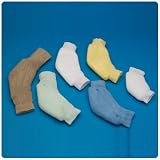 Heel/Elbow Protectors. - Color: White, Size: Large, Length, 9.25