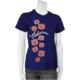 Auburn Tigers Navy Blue Ladies Elemental T-shirt