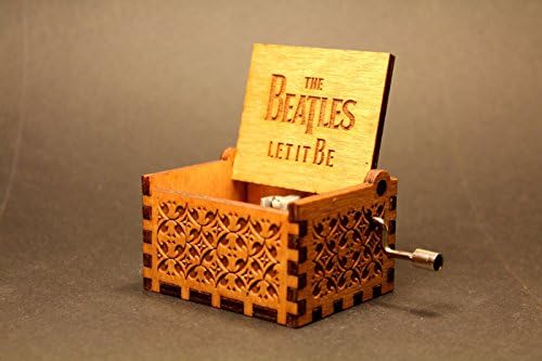 Engraved Wooden Music Box The Beatles Let It Be