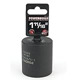 Powerbuilt 647093 1/2-Inch Drive, 1-11/16-inch Dodge Spindle Nut Socket [並行輸入品]