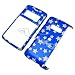 LG enV 2 VX9100 Protector Hard Case Glitter Stars Blue
