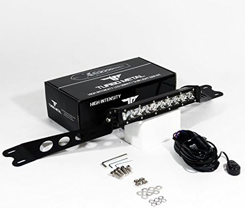 Hood Mounting Brackets and 10" 50W Cree Led Light Bar Set for 07-15 Jeep Wrangler - Life time warranty