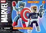  : Marvel Mini-Mates Series 12 Nick Fury and Captain America